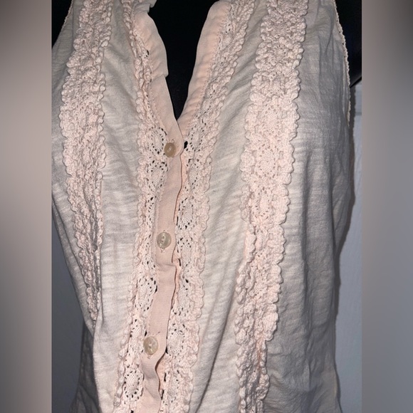 Meadow Rue - Anthropologie button up top sleeveless XSP - Picture 3 of 6